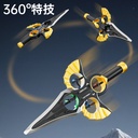 DRON JUGUETE EN FORMA DE ESPADA VOLADORA CON CONTROL REMOTO, RESISTENTE A CAÍDAS Y CON ACROBACIAS. CUADRICÓPTERO PARA NIÑOS.