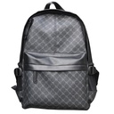 MOCHILA DE LUJO ESTILO URBANO – DISEÑO MONOGRAMA EN GRIS OSCURO