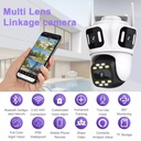 ICSEE CAMARA WIFI CON TRIPLE LENTE