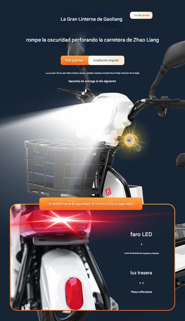 MOTO SCOOTER ELECTRICO BI-PLAZA CON PEDALES 350W