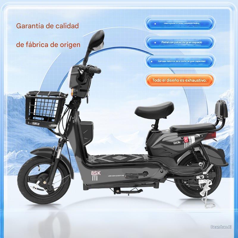 MOTO SCOOTER ELECTRICO BI-PLAZA CON PEDALES 350W