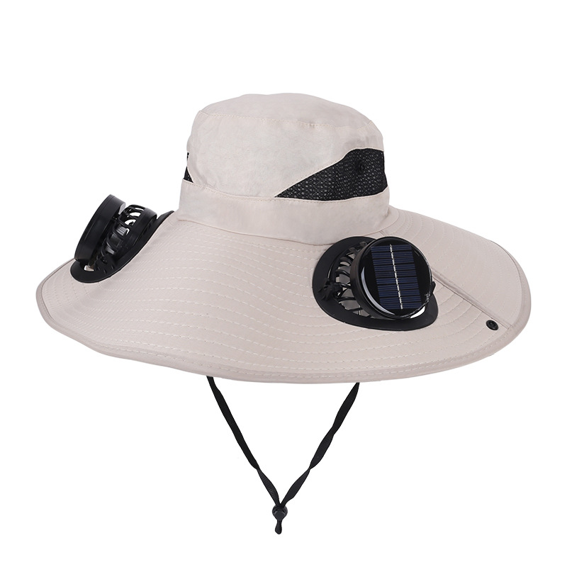 SOMBRERO DE VERANO CON VENTILADORES INTEGRADOS
