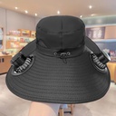 SOMBRERO DE VERANO CON VENTILADORES INTEGRADOS