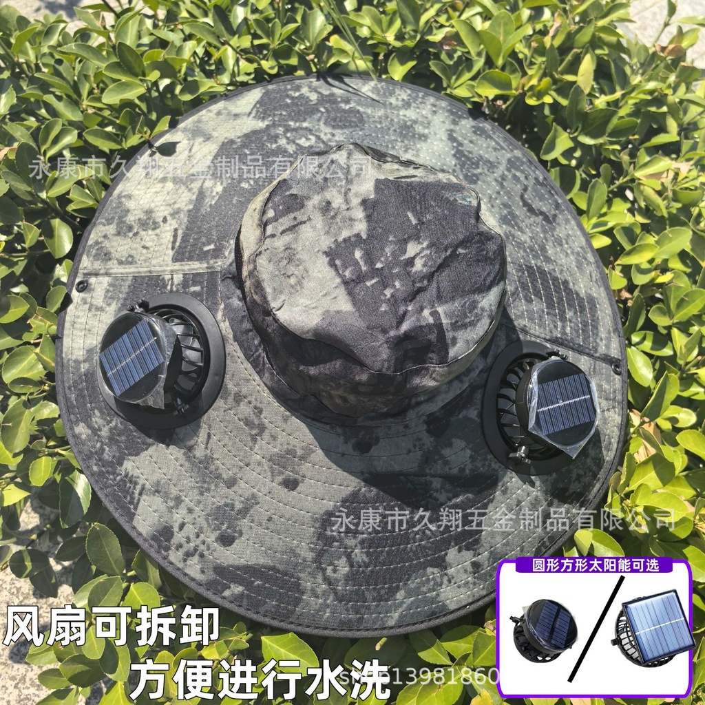 SOMBRERO DE VERANO CON VENTILADORES INTEGRADOS