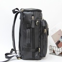 MOCHILA MULTIFUNCIONAL DE CUERO PU CON DISEÑO URBANO