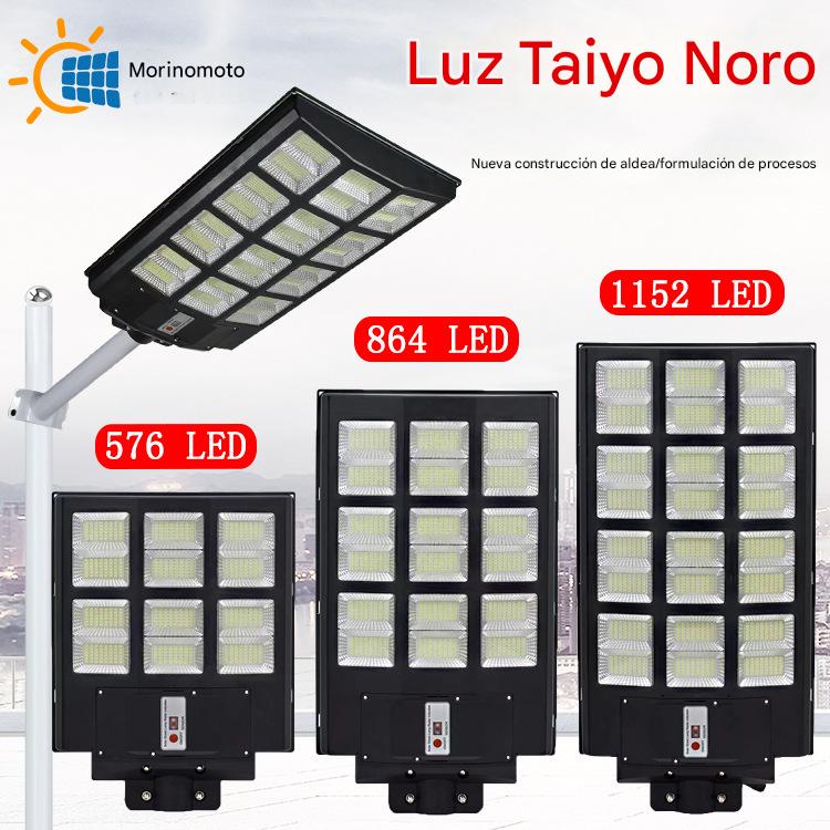 LÁMPARA SOLAR LED 1000W CON CONTROL REMOTO