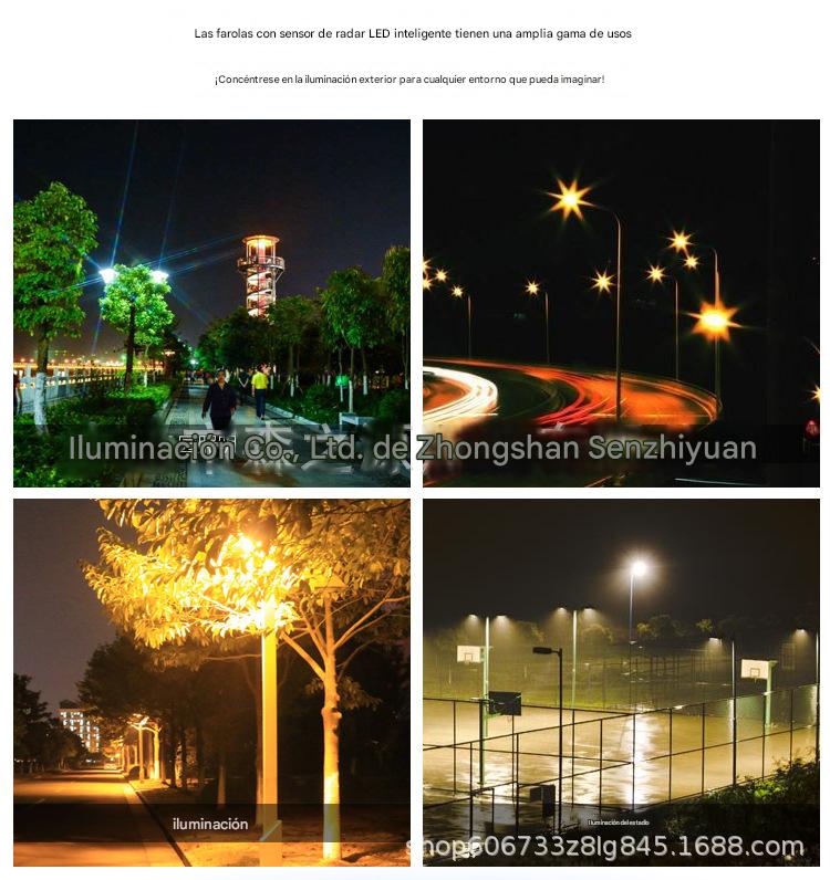 REFLECTOR CON PANEL SOLAR DE 60W 