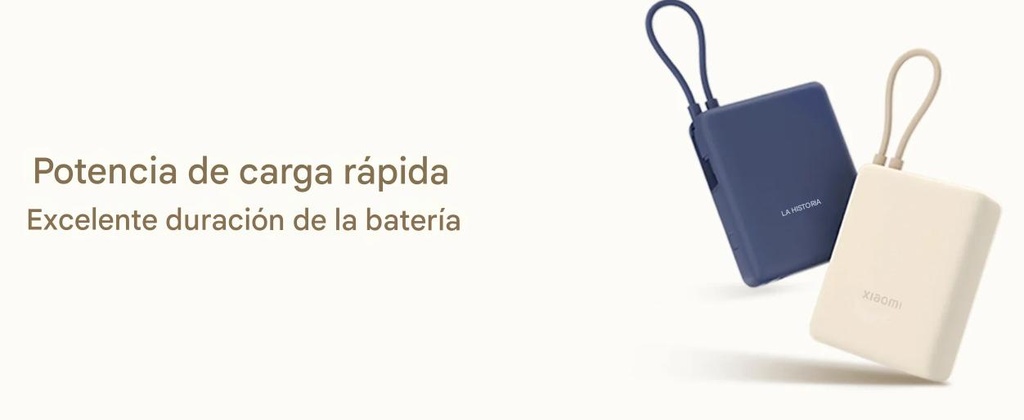 XIAOMI POWER BANK 10000MAH (INTEGRATED CABLE)
