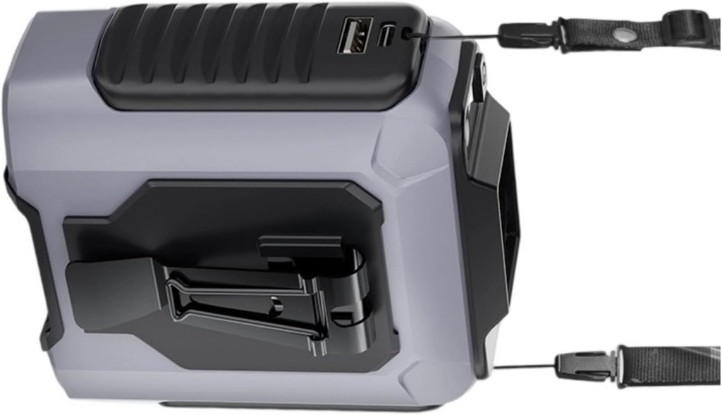 VENTILADOR DE CINTURA CON MOTOR SIN ESCOBILLAS Y FUENTE DE ALIMENTACIÓN PARA TELÉFONO