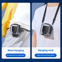 VENTILADOR DE CINTURA CON MOTOR SIN ESCOBILLAS Y FUENTE DE ALIMENTACIÓN PARA TELÉFONO