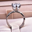 ANILLO DE DIAMANTE PARA COMPROMISO Y BODA -157