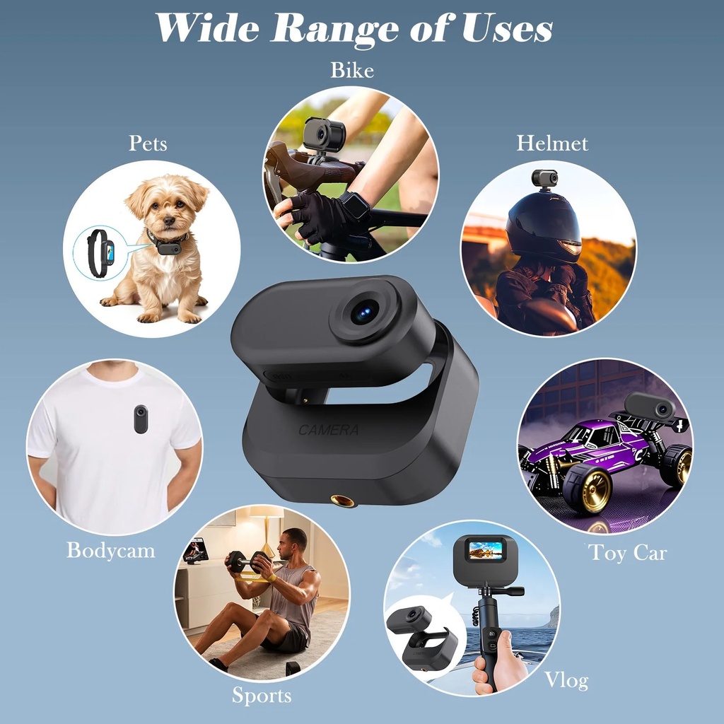 MINI CÁMARA CORPORAL 1080P  (MINI BODY CAM)