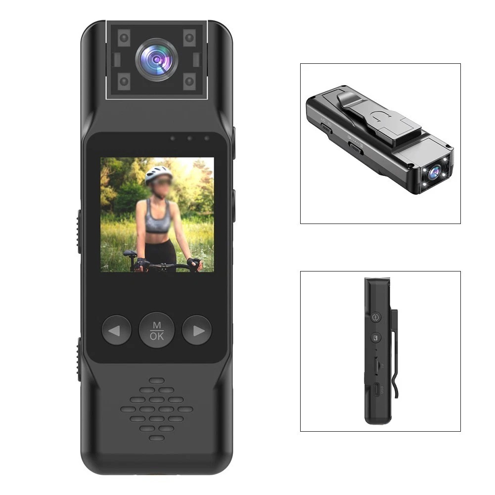 BODY CAM HD 4K PARA COCHE (CÁMARA CORPORAL COMPACTA CON INFRARROJOS)