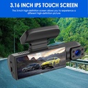 DASH CAM FULL HD DUAL CON CÁMARA DE RETROCESO Y PANTALLA LCD