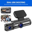 DASH CAM FULL HD DUAL CON CÁMARA DE RETROCESO Y PANTALLA LCD