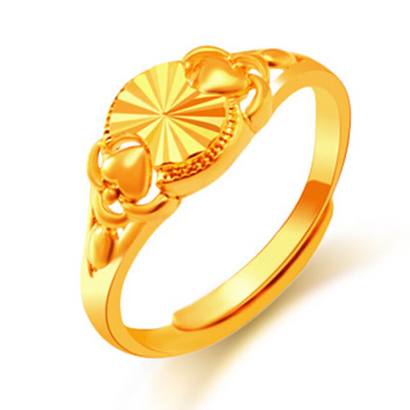 ANILLOS DE DAMAS  CHAPADOS EN ORO