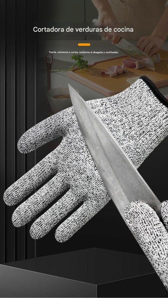 GUANTES RESISTENTES A CORTES NIVEL 5