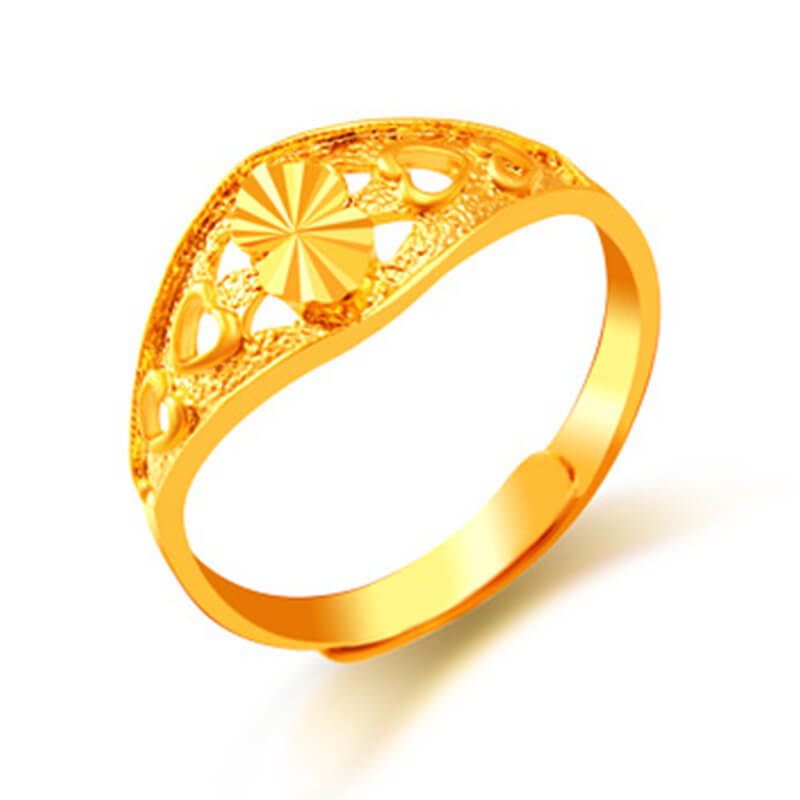 ANILLOS DE DAMAS  CHAPADOS EN ORO