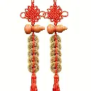 BORLAS Y NUDOS CHINOS PARA DECORACION FESTIVA