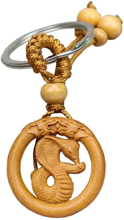 LLAVERO DE MADERA DE LUJO DEL HOROSCOPO CHINO