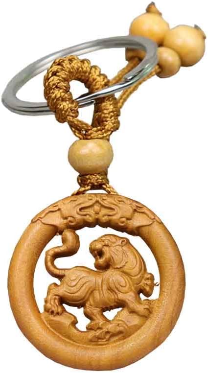 LLAVERO DE MADERA DE LUJO DEL HOROSCOPO CHINO