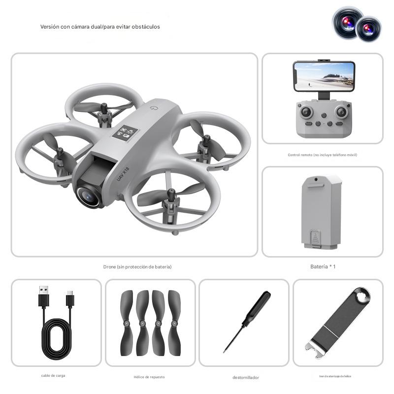 MINI DRON X18W – EDICIÓN CON DOBLE CÁMARA Y EVASIÓN DE OBSTÁCULOS