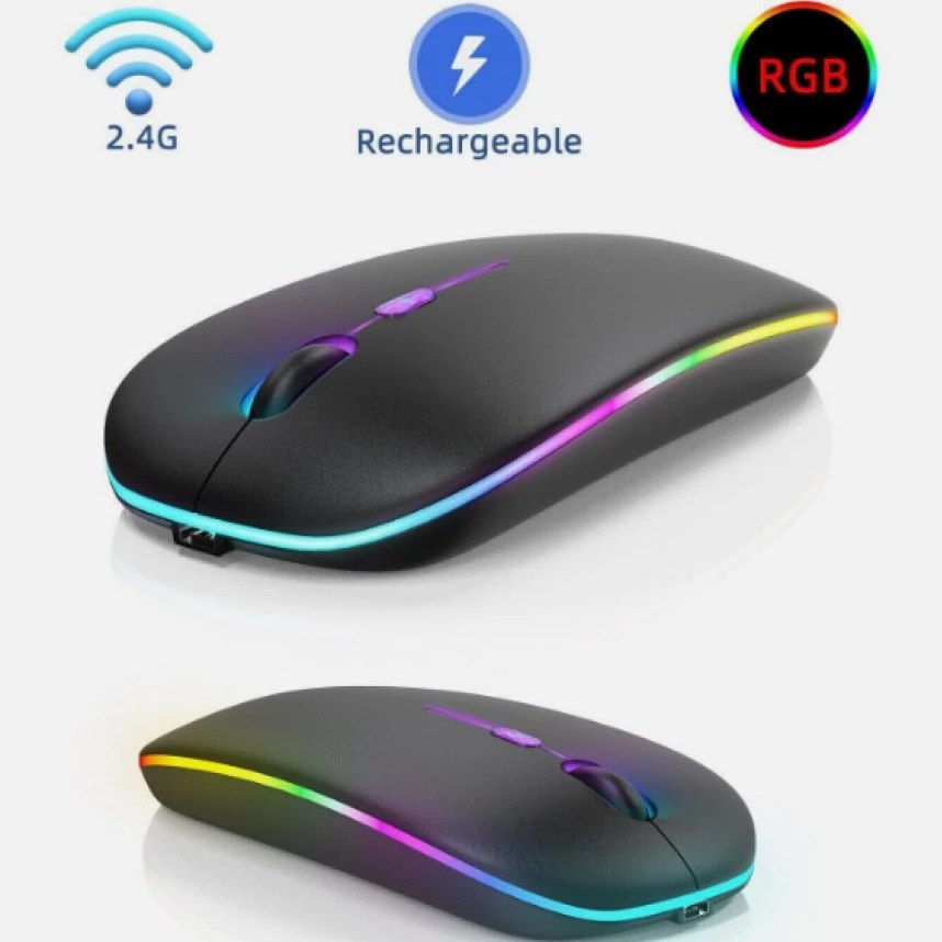 MOUSE WIRELESS JEQANG JW-AP01 ERGONOMICO DUAL MODO BLUETOOTH