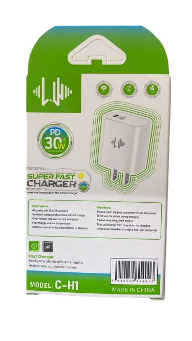 CARGADOR CELEBRAT C-H1 PD 35W SUPER FAST CHARGER 