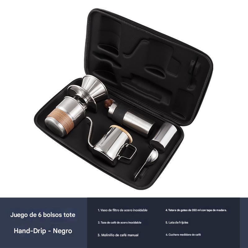 EQUIPO DE CAFE PARA ACAMPAR AL AIRE LIBRE