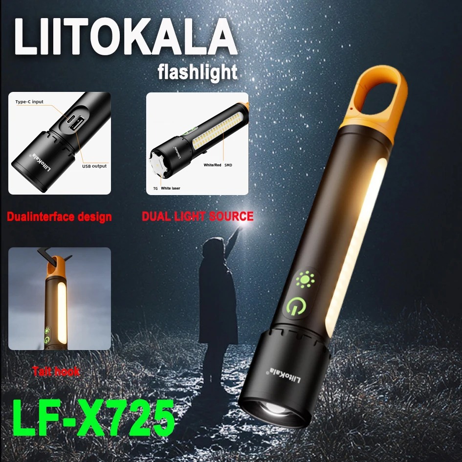 LINTERNA LED RECARGABLE X725