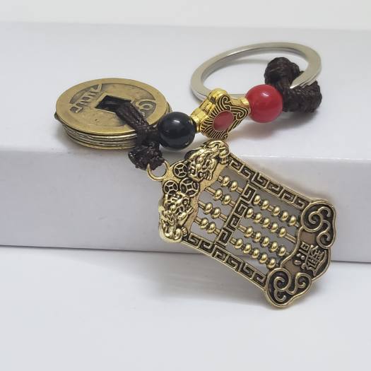 LLAVERO METALICO CHINO DE LA FORTUNA