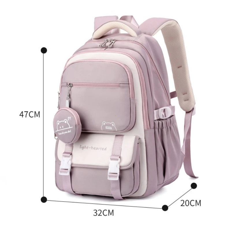 MOCHILA LIGHT-HEARTED MORADA 4 BOLSILLOS