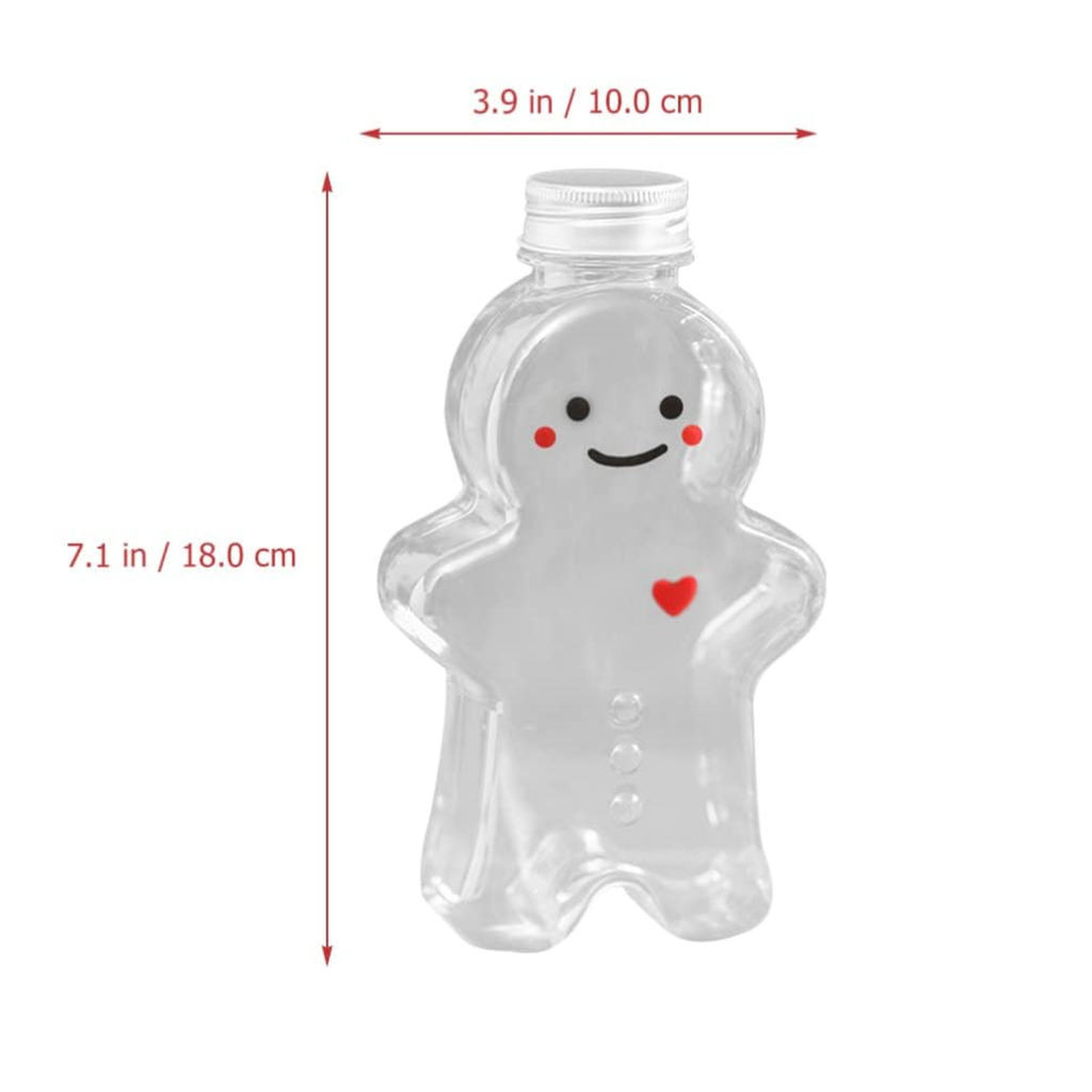 VASO CON DISEÑO DE GALLETA DE JENGIBRE