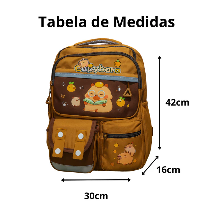 MOCHILA DE CAPIBARA