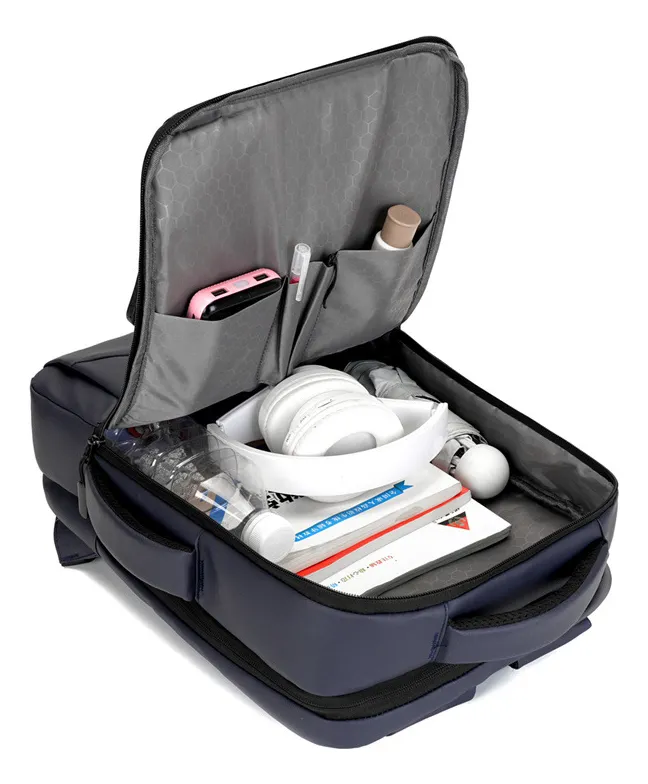 MOCHILA BEIGE PARA UNIVERSITARIOS 