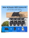 KIT CÁMARAS SOLARES PARA EL CAMPO CON ROUTER 4G | 4 CÁMARAS WIFI + ROUTER SOLAR AUTÓNOMO