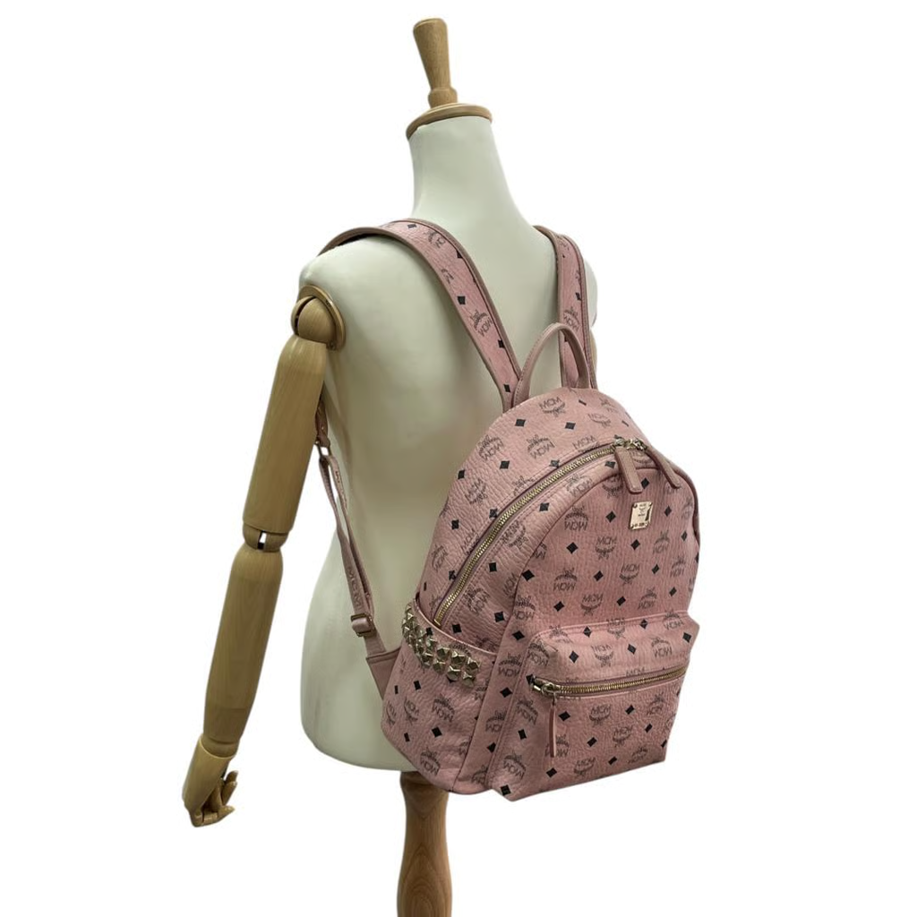 MOCHILA MCM ROSA 