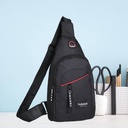 BOLSO BANDOLERA PEQUEÑO PARA HOMBRE, MOCHILA CRUZADA PARA EL PECHO, BOLSA DE VIAJE PARA HOMBRE