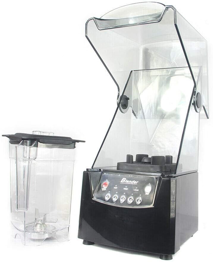 BATIDORA ELECTRICA 220V 2600W 1.8L, CUBIERTA COMERCIAL INSONOIZADA, TRITURADORA DE HIELO Y EXPRIMIDORA DE FRUTAS