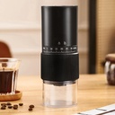 MOLINILLO DE CAFÉ ELÉCTRICO, MOLINILLO DE CAFÉ AJUSTABLE, 2.76 X 7.87 PULGADAS, MOLINILLOS DE REDUCCIÓN DE RUIDO, RECARGABLE Y COMPACTO PARA COCINA PARA FAMILIARES, AMIGOS, NEGRO/BLANCO