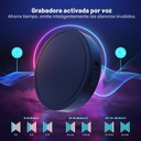 Grabadora activada por voz de 132 G (9800 horas) - Grabadora de voz Elasound con reducción de ruido triple inteligente de IA, grabadora de audio portátil para trabajo, conferencias, reuniones