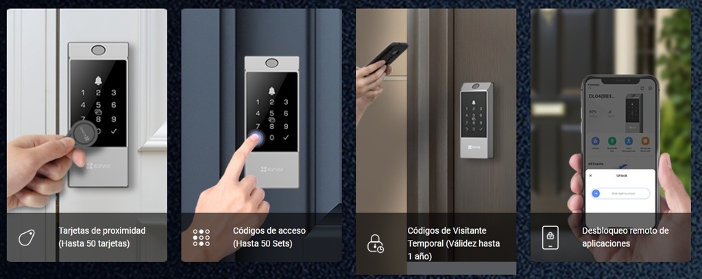 EZVIZ DL04 PRO – CERRADURA INTELIGENTE CON TECLADO TÁCTIL