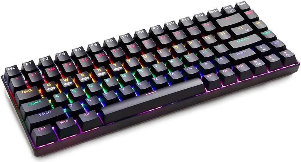 TECLADO XM-RF84 (BLACK - RGB) MECHANICAL KEYBOARD BLUETOOTH + CABLE
