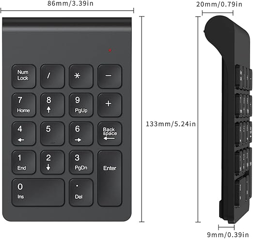 TECLADO NUMERICO INALAMBRICO BT304B