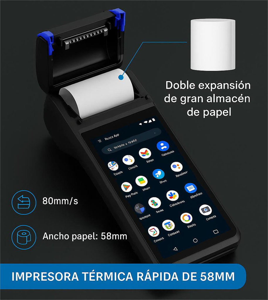 POS HKS-NB55-L ANDROID PLAYSTORE 4G 3GB 16GB ROM
