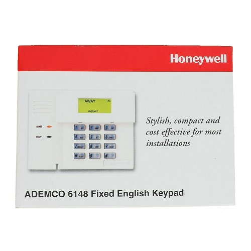 TECLADO DE ALARMA PARA EL HOGAR HONEYWELL ADEMCO 6148
