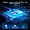 UROVO i8310T- PDA ANDROID 13 - 4/64GB - CON ESCÁNER DE CÓDIGO DE BARRAS OPTICO - PANTALLA TACTIL