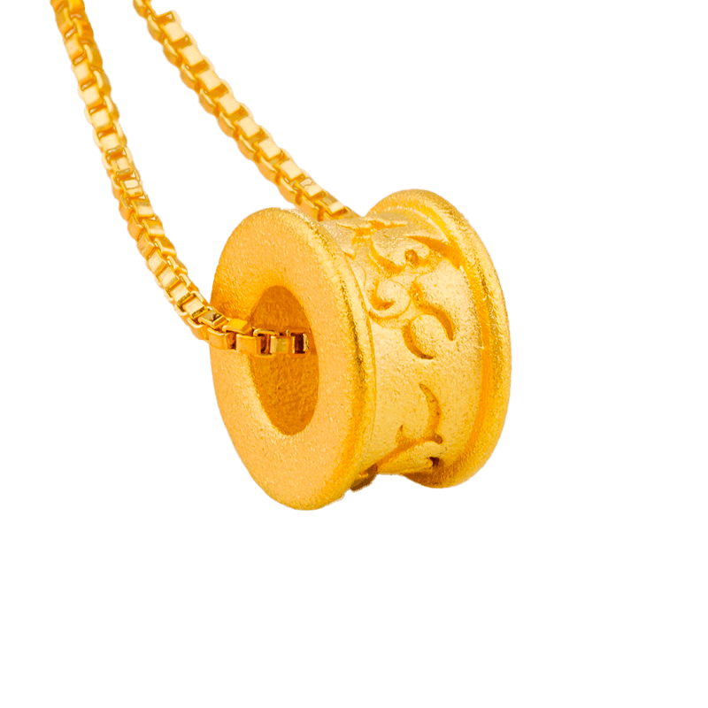 COLLAR DE ROLLO DE BAÑO DE ORO