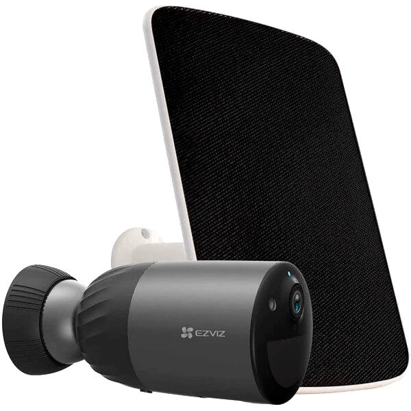 EZVIZ BC1C-KIT - 带电池和太阳能板的监控摄像头套件 2MP WIFI