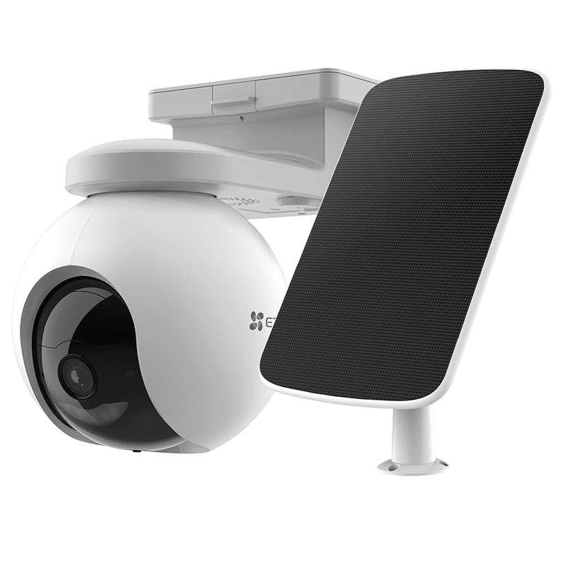EZVIZ CB8 KIT - CAMARA DE VIGILANCIA EXTERIOR CON BATERIA 4MP/2K WIFI Y PANEL SOLAR